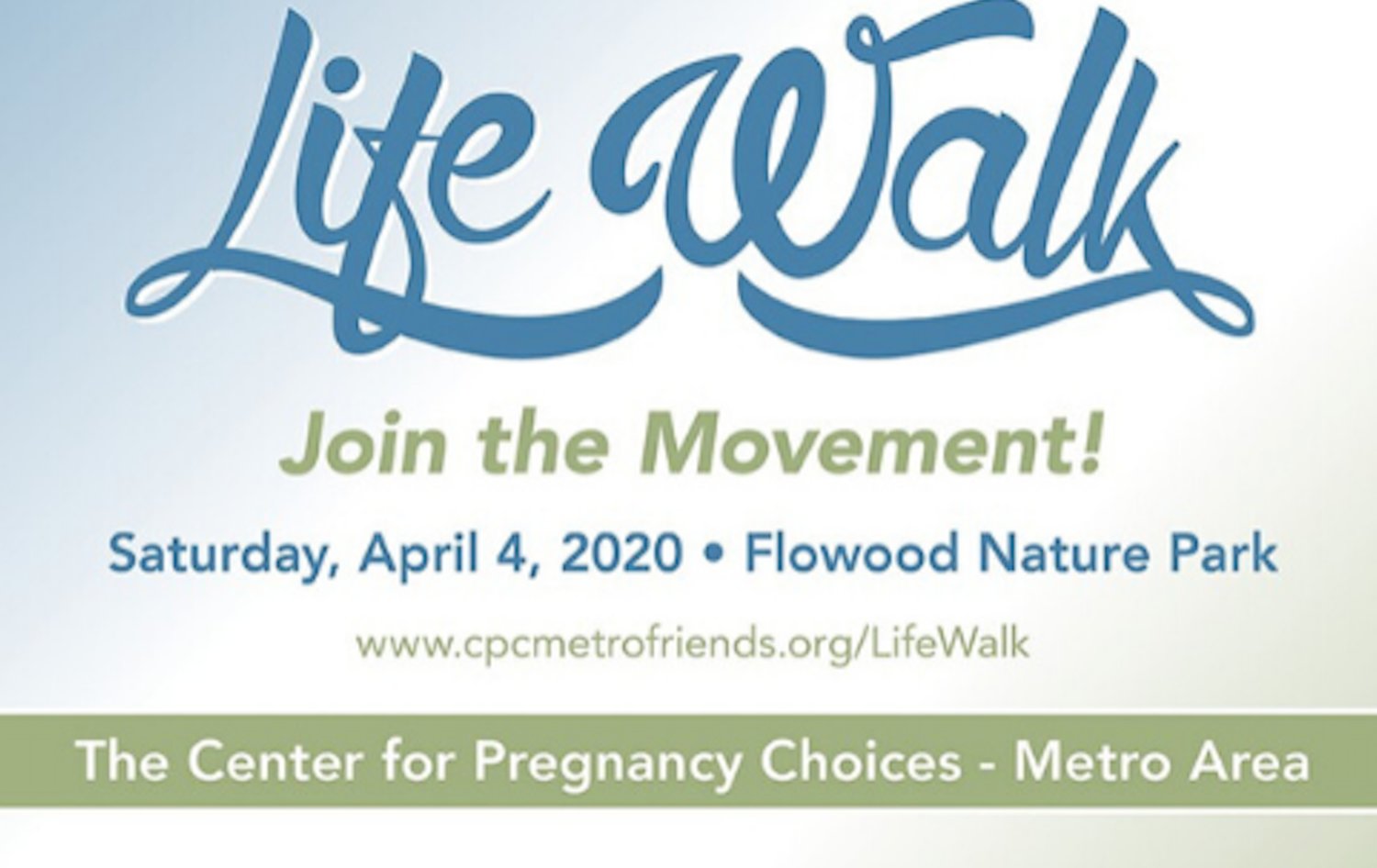 Center for Pregnancy Choices Life Walk event May 1